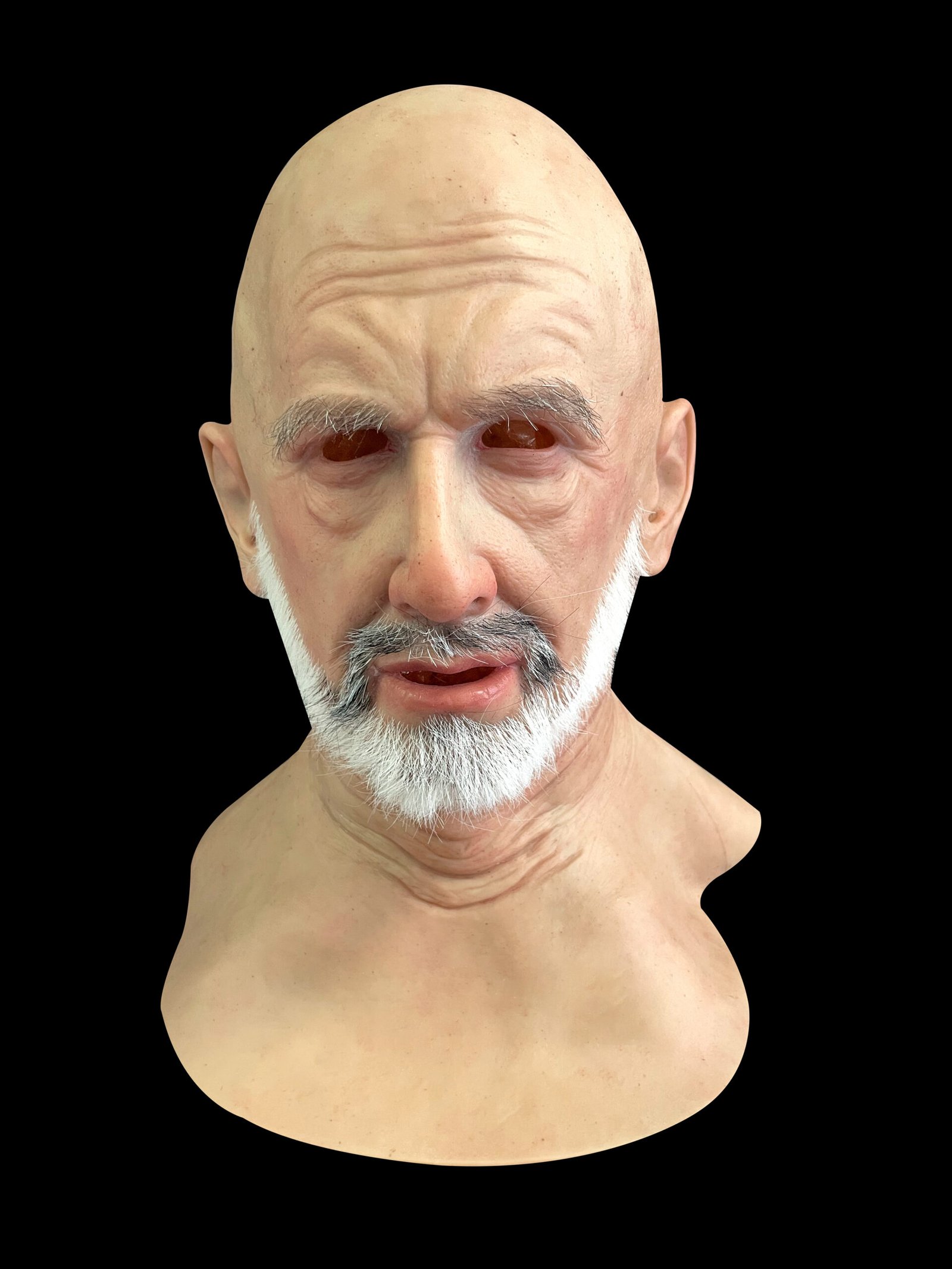 Grandpa Manson Silicone Mask – Realistic Elderly Male
