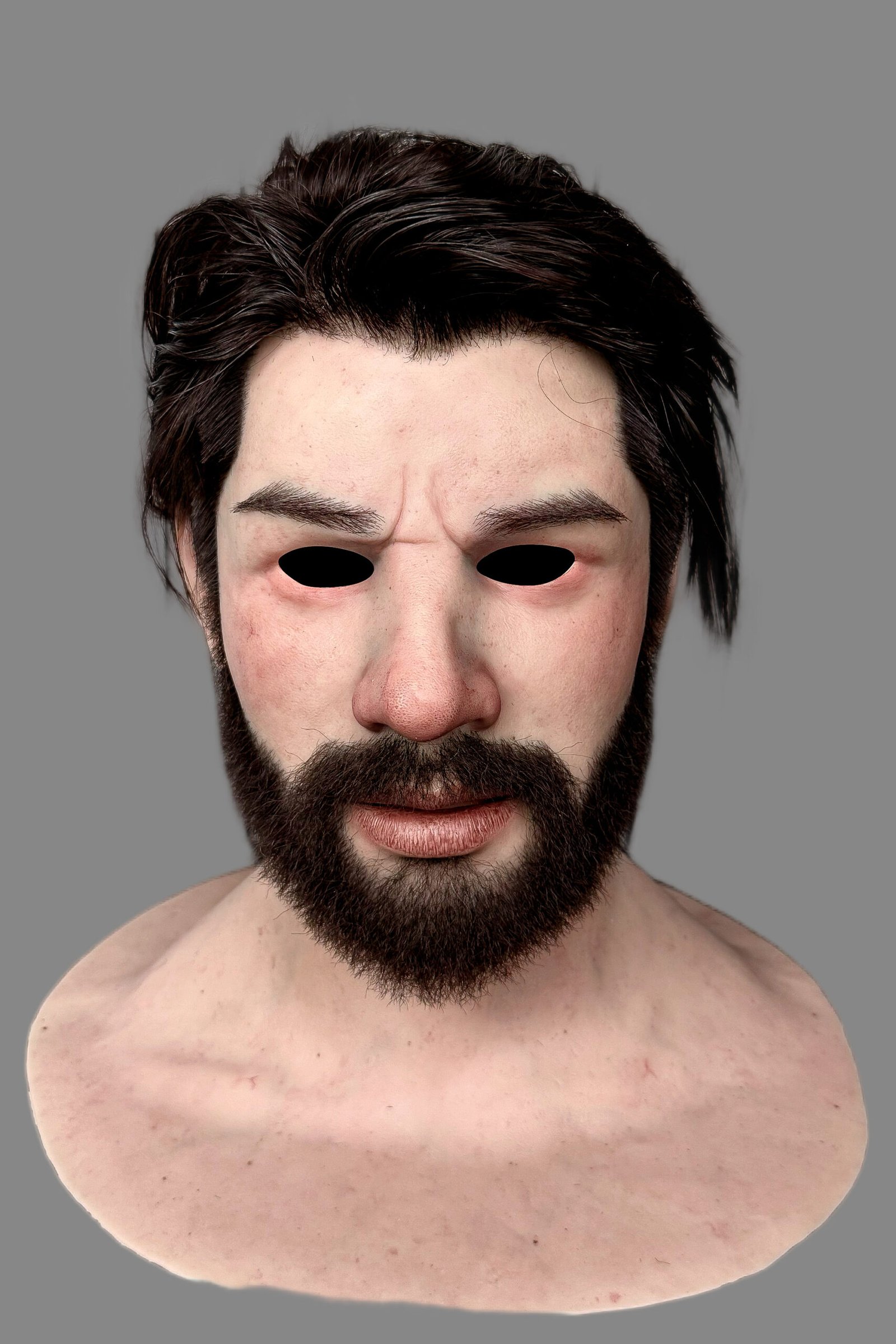 Jiamusi Realistic Silicone Mask – Full Head Male Cosplay